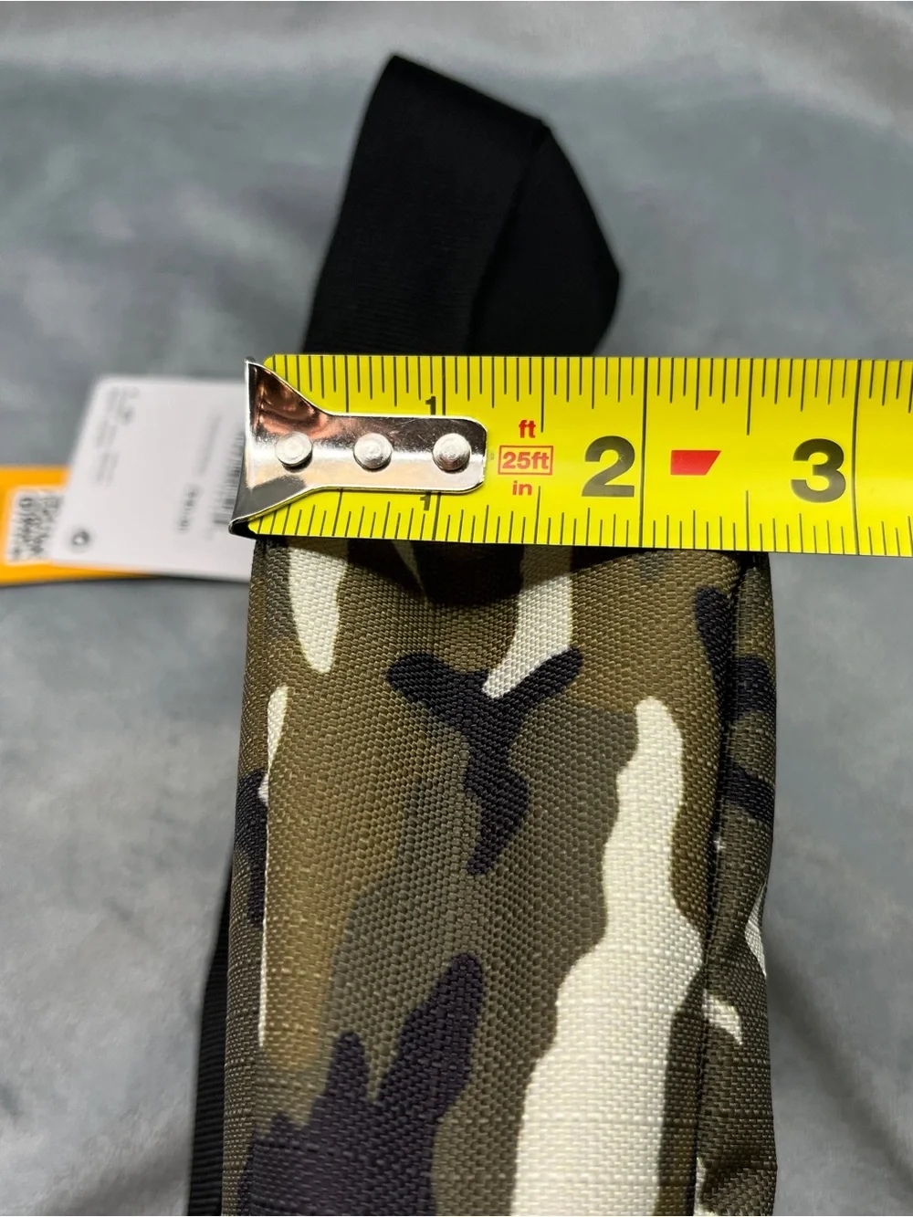 Jordan Olive Camo Belt Bag with Black Strap